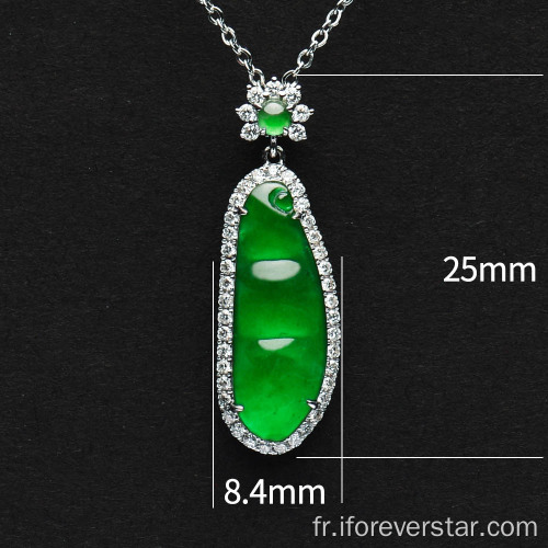 Collier pendentif Jade Green Jade Green Green Green Green Green